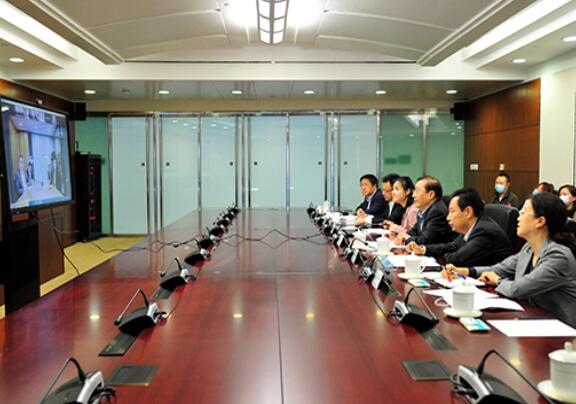 辛保安總經理與SAP公司全球執行董事會成員、全球業務總裁傅美黛舉行視頻會談