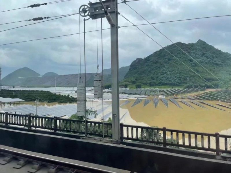 地面電站秒變漂浮電站，又一光伏電站被水淹！