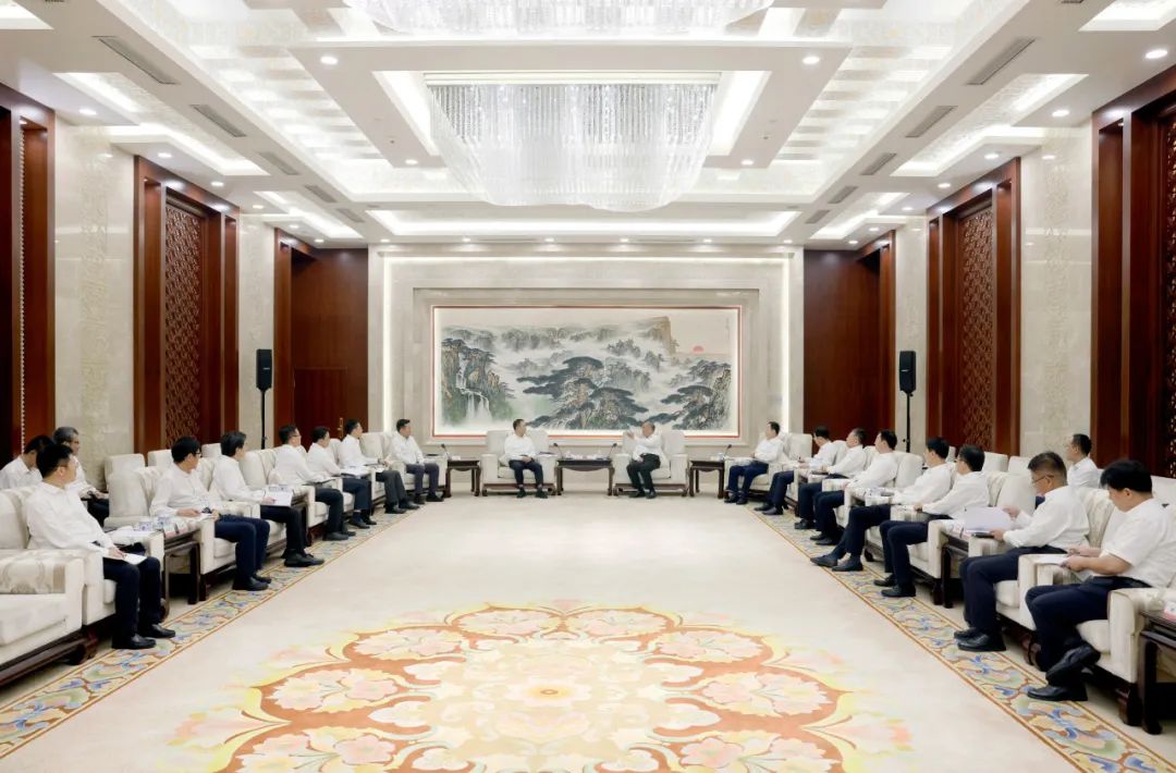 大唐集團(tuán)鄒磊、劉明勝拜會(huì)山東省委書記林武、省長(zhǎng)周乃翔
