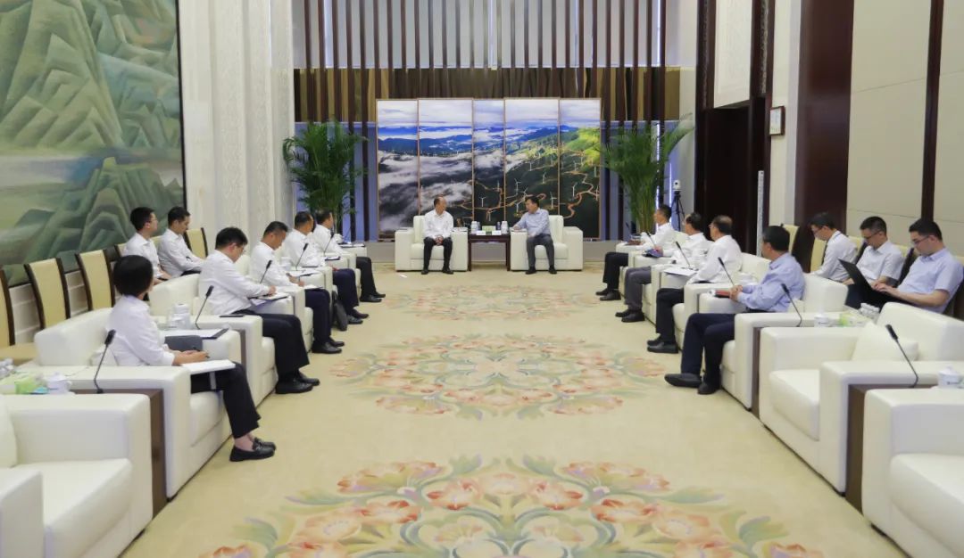 國家電投黨組書記、董事長劉明勝會見中國化學(xué)黨委書記、董事長莫鼎革