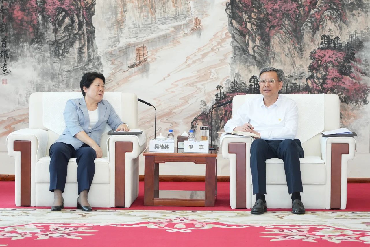中國能建黨委副書記、總經理倪真與湖南省委常委、長沙市委書記吳桂英會談