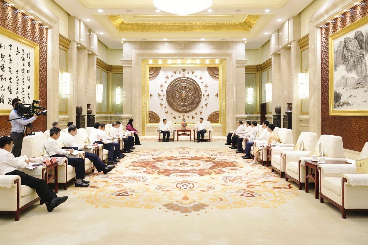 中國能建黨委書記、董事長宋海良拜會廣西壯族自治區黨委書記劉寧