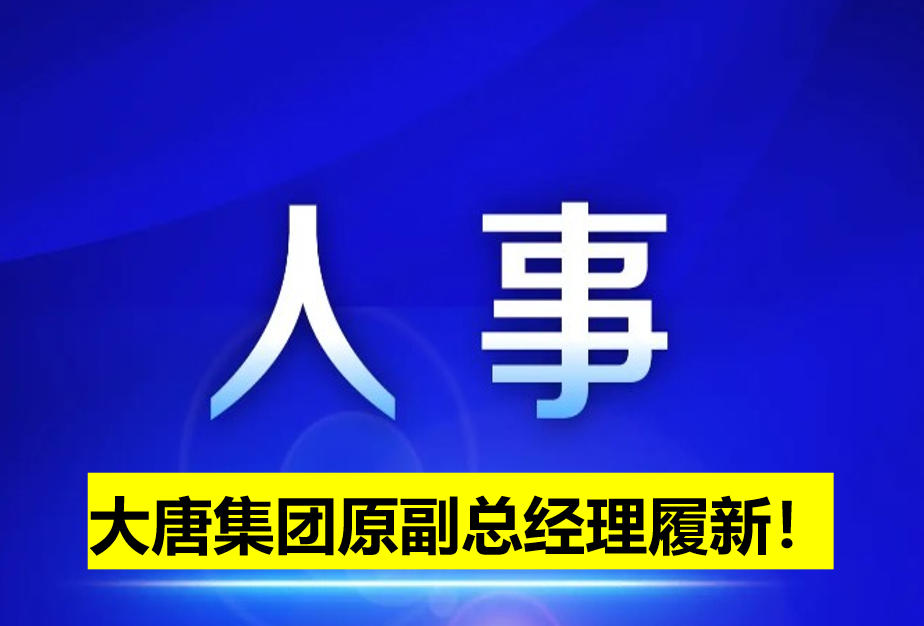 大唐集團原副總經理履新！